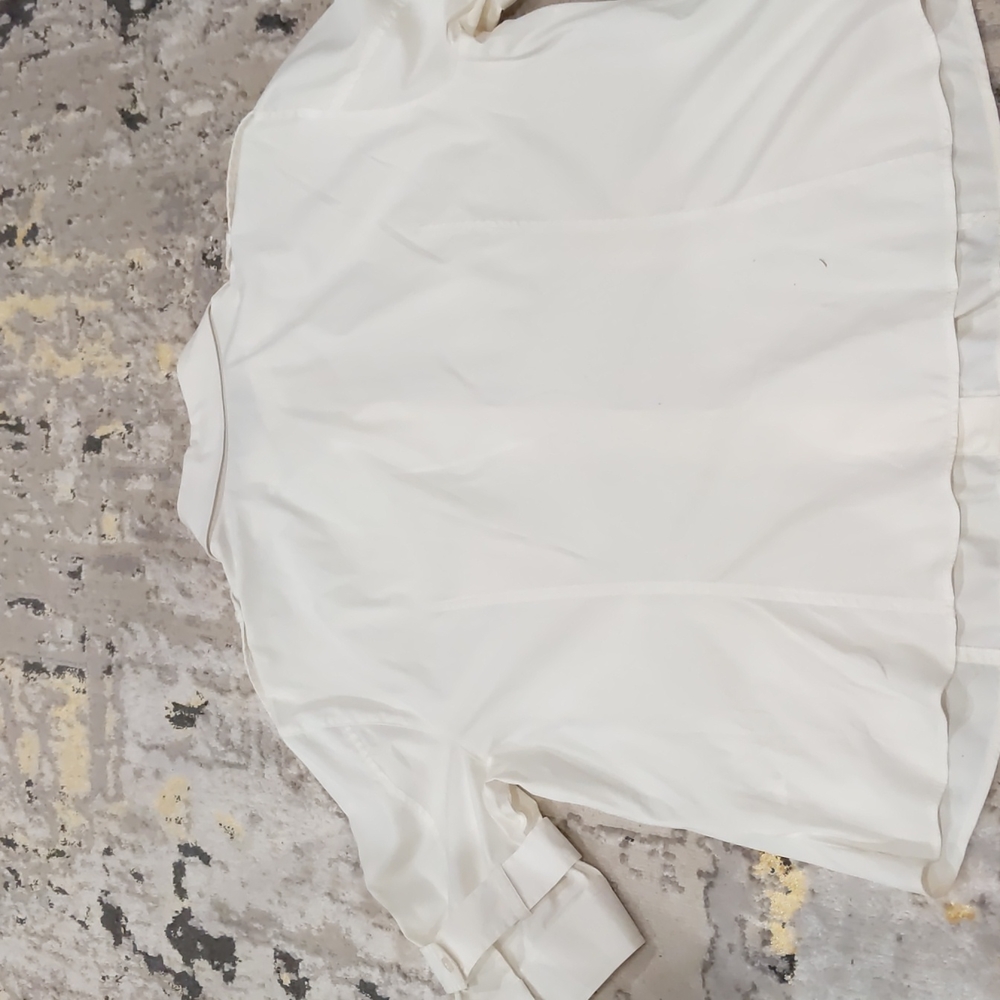 Escada White Button Up Blouse - image 6